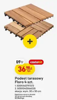 Castorama Podest tarasowy Floro akacja 4 szt oferta