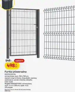 Castorama Furtka uniwersalna antracytowa oferta