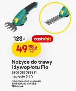 Castorama Nożyce do trawy i żywopłotu Flo napięcie 3,6 V oferta