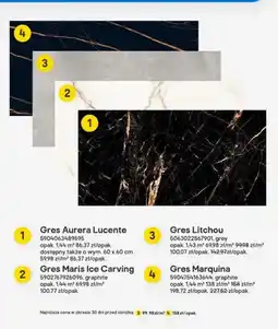 Castorama Gres Maris Ice Carving graphite oferta
