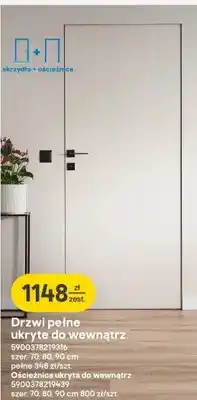 Castorama Drzwi pełne ukryte do wewnątrz oferta