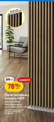 Castorama Panel lamelowy ścienny HDF oferta