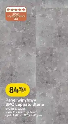 Castorama Panel winylowy SPC Lappato Stone oferta