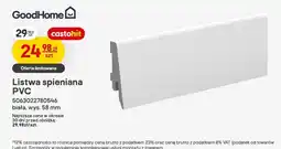 Castorama Listwa spieniana PVC biała oferta