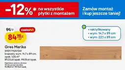 Castorama Gres Marika brązowy oferta