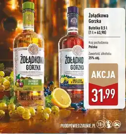 ALDI Wódka Żołądkowa Gorzka oferta