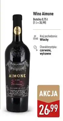 ALDI Wino czerwone Aimone oferta