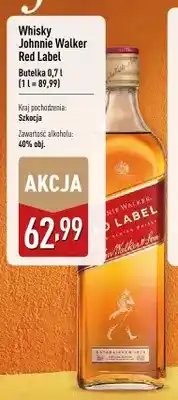 ALDI Whisky Johnnie Walker Red Label oferta
