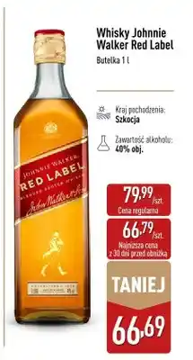 ALDI Whisky Johnnie Walker Red Label oferta