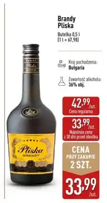 ALDI Brandy Pliska oferta