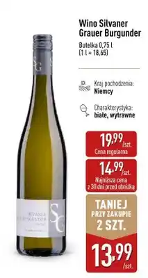 ALDI Wino Silvaner Grauer Burgunder oferta