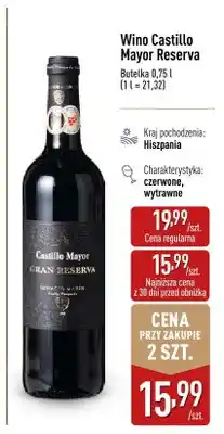 ALDI Wino Castillo Mayor Reserva oferta