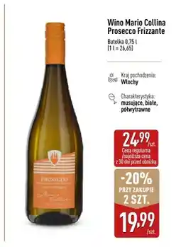 ALDI Wino prosecco frizzante oferta