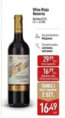 ALDI Wino Rioja Reserva oferta