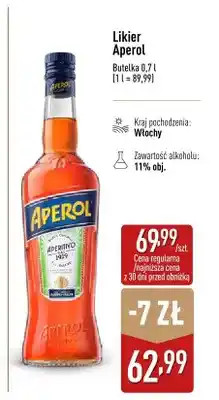 ALDI Likier Aperol oferta
