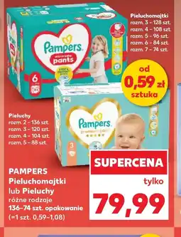 Kaufland Pieluchomajtki Pampers oferta