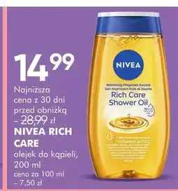 SuperPharm Olejek do kąpieli Nivea Rich Care oferta