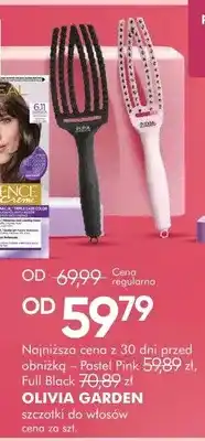 SuperPharm Szczotki do włosów Olivia Garden Pastel Pink lub Full Black oferta