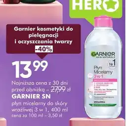 SuperPharm Płyn micelarny Garnier SN 3 w 1 oferta