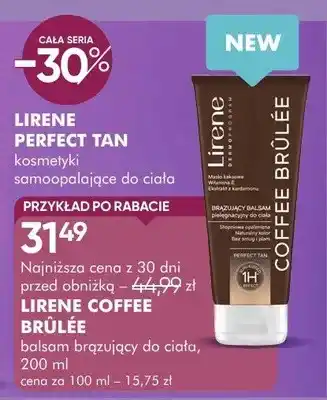 Balsam brązujący Lirene Coffee Brulée