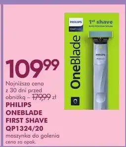 SuperPharm Maszynka do golenia OneBlade First Shave QP1324/20 oferta