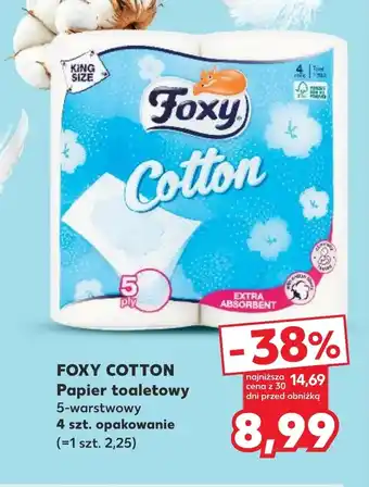 Kaufland Papier toaletowy Foxy oferta