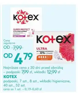 SuperPharm Podpaski, 7 szt., 8 szt., wkładki higieniczne, 40 szt., 52 szt oferta