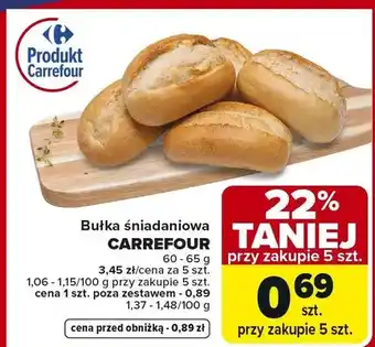 Carrefour Bułka śniadaniowa oferta