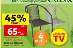 Auchan Krzesło ogrodowe Thomas oferta