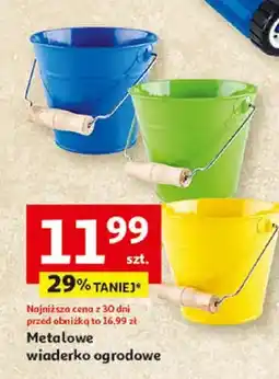 Auchan Metalowe wiaderko ogrodowe oferta