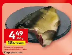 Auchan Karp płat ze skórą oferta