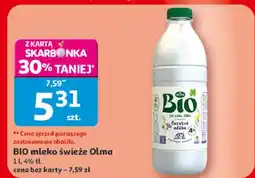 Auchan Mleko świeże BIO oferta
