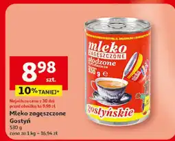 Auchan Mleko zagęszczone Gostyń oferta