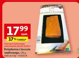 Auchan Polędwica z łososia wędzonego oferta