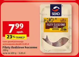 Auchan Filety śledziowe korzenne oferta