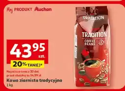 Auchan Kawa ziarnista tradycyjna oferta