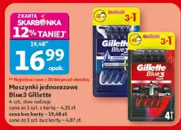 Auchan Maszynki jednorazowe Blue3 oferta