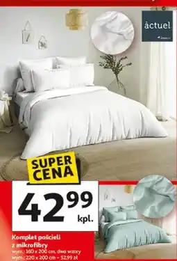 Auchan Komplet pościeli z mikrofibry oferta