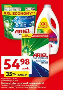 Auchan Kapsułki, płyn lub proszek do prania oferta