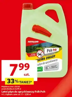 Auchan Letni płyn do spryskiwaczy Psik Psik oferta