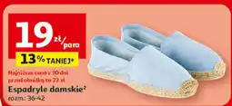 Auchan Espadryle damskie oferta