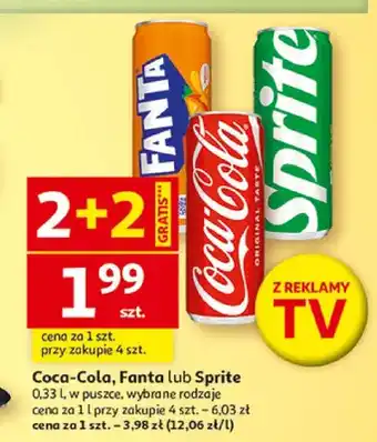 Coca-Cola, Fanta lub Sprite