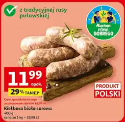 Auchan Kiełbasa biała surowa oferta