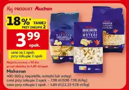 Auchan Makaron tagliatelle, wstążki lub wstęgi oferta