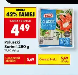 Biedronka Paluszki Surimi Classic oferta