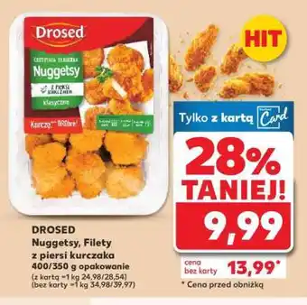 Kaufland DROSED Nuggetsy, Filety z piersi kurczaka oferta