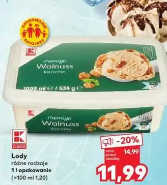 Kaufland Lody oferta