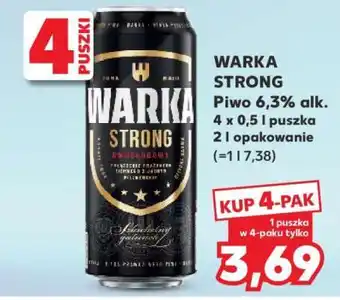 Kaufland Warka Strong oferta