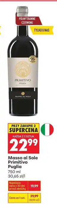 Biedronka Masso al Sole Primitivo Puglia oferta