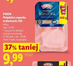 Lidl PIKOK Polędwica sopocka w plastrach, XXL oferta